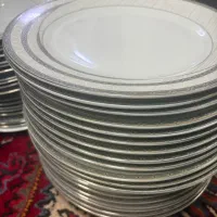 بشقاب ۲۴نفره چینی وبسقاب پیرکس اصل فرانسه