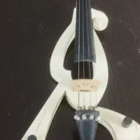 ویالن الکتریک سالم تمیز خوش صدا با جعبه کیف و آرشه