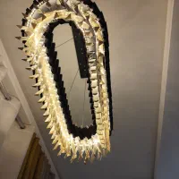 لوستر کریستال نو نو|لوستر و چراغ آویز|شیراز, شهرک گلستان شمالی|دیوار