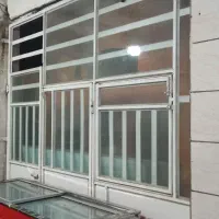 درب آهنی بزرگ مناسب مغازه و نانوایی