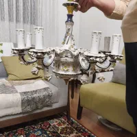 لوستر گل چینی|چراغ خواب و آباژور|مهران (ایلام), |دیوار