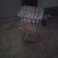 جا سیب وپیاز و چمدان قدیمی