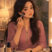 آمادگی برای مدل میکاپ