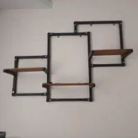 شلف دواری چوبی|کتابخانه، شلف، قفسههای دیواری|تهران, تهرانسر شمالی|دیوار