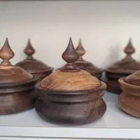 تولید انواع ظروف چوبی|ظروف سرو و پذیرایی|کرمان, |دیوار