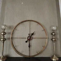 ساعت گرد فلزی|ساعت دیواری و تزئینی|شهریار, شهریار|دیوار