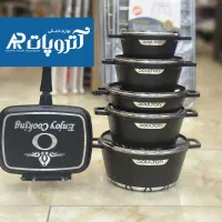 سرویس قابلمه چدنی گرانیت ۱۲ پارچه دالتون