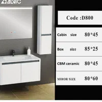 آینه قدی کابین روشویی pvc(اشانتیون)