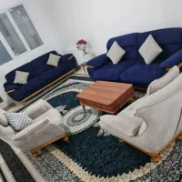 مبل راحتی ۸ نفره تخت خواب شو در حد نو|مبلمان خانگی و میز عسلی|تهران, شهرک امام خمینی|دیوار