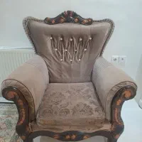 دوعدد مبل یکنفره تمیز|مبلمان خانگی و میز عسلی|تربت‌حیدریه, کاشانی|دیوار