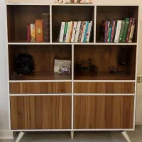 کتابخانه|کتابخانه، شلف، قفسه‌های دیواری|تهران, ابوذر|دیوار