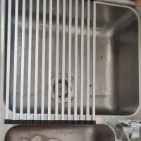 آبچکان آلومینیومی روی سینک|آب‌چکان و نظم‌دهنده ظروف|مشهد, آزادشهر|دیوار