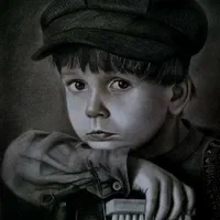 سفارش طراحی چهره تکنیک سیاهقلم و مدادرنگی|تابلو، نقاشی، عکس|یزد, |دیوار