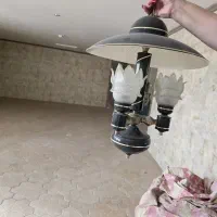 لوستر سه شاخه|لوستر و چراغ آویز|اصفهان, خانه اصفهان|دیوار