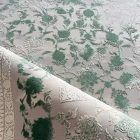فرش افشان گل برجسته 700 شانه طوسی سبز طرح به دخت|فرش|تهران, شهرک شریعتی|دیوار