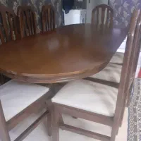 میز غذاخوری چوبی