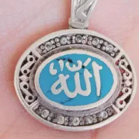 پلاک گردنی نقره ۹۲۵دستساز قدیمی ۷۵۰