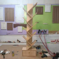 کتابخانه درختی MDF|کتابخانه، شلف، قفسه‌های دیواری|شیراز, خلدبرین|دیوار