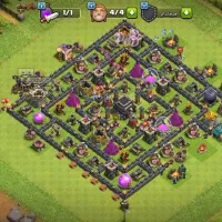 اکانت کلش اف کلنز تان9 به همراه کلن لول2