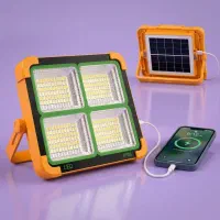 روشنایی بدون دردسر/ پرژکتور شارژی خورشیدی مدل P100