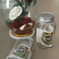 جاادویه شیشه ایی مربع ۲عددی سایز سه ۱۵۰ تومان