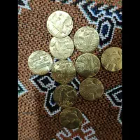 سکه برنجی طرح ساسانی