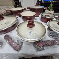 سرویس قابلمه چدن سرامیک هاردستون|ظروف پختوپز|تهران, دکتر هوشیار|دیوار