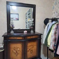 آینه کنسول چوبی