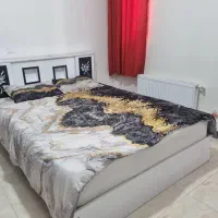 تخت خواب دونفره با تشک نو