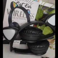 هدفون طرح گربه بلوتوثی ال ای دی دار|لوازم جانبی موبایل و تبلت|بجنورد, |دیوار