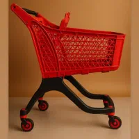 سبد فروشگاهی فلزی و پلی کربنات به قیمت پارسال