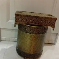 جا دستمال کاغذی همراه سطل آشغال،مناسب پذیرایی**