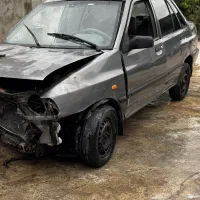 پراید مدل ۸۸ تصادفی دوگانه