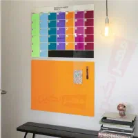 گلس‌بُرد شیشه‌ای پاک‌شوندگی ۱۰۰٪ تخته وایت برد