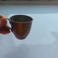 لیوان مسی وسبد گل