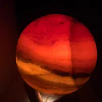 چراغ خواب (آباژور) سنگ نمک|چراغ خواب و آباژور|شیراز, کاراندیش|دیوار