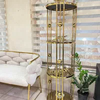 شلف ویترینی ایستاده استند دکوری و تزئینی طبقاتی