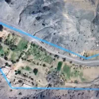 فروش نقدی زمین کشاورزی با چشمه و قنات در اسفهرود