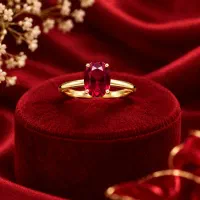 انگشتر طلای ۱۸ عیار با وزن مناسب