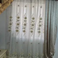 ۲عدد پرده پذیرایی و کتیبه