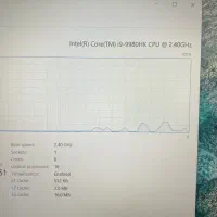 Dell 7540 i9 گرافیک‌ 6 گیگ RTX 3000|رایانه همراه|خمینی‌شهر, |دیوار