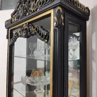 بوفه ی چوبی محکم و آینه دار|بوفه، ویترین، کنسول|اردبیل, |دیوار