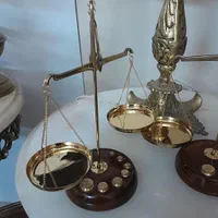 ترازو زرگری برنجی برنزی قدیمی عتیقه کلکسیونی|کلکسیون اشیاء عتیقه|تهران, کیانشهر|دیوار