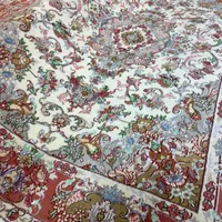 فرش ۶ متری نقشه خطیبی گل ابریشم