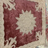 ست سه تیکه رومیزی سرمه دوزی هندی سنگین