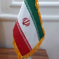 پایه پرچم رو میزی ساتن دو رو