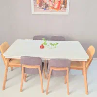 میز نهار خوری ۶ نفره مدرن