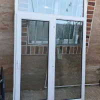پنجره کارکرده pvc دوجداره