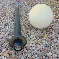 پایه چراغ باغی بهمراه متعلقات|لامپ و چراغ|شیراز, گویم|دیوار