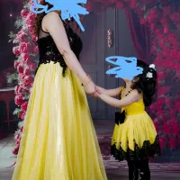 ست مادر و دختر مدل پرنسی